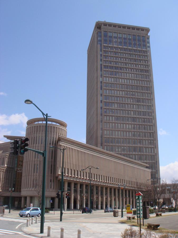 Yamagata Eki Nishiguchi Washington Hotel Esterno foto